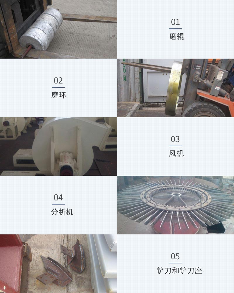 石頭雷蒙磨粉機(jī)主要配件 石頭雷蒙磨粉機(jī)主要配件