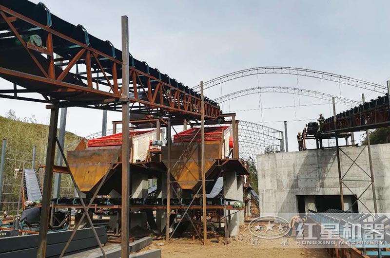 一噸原石出多少噸12、13石子？都需要哪些石子碎石機設(shè)備？