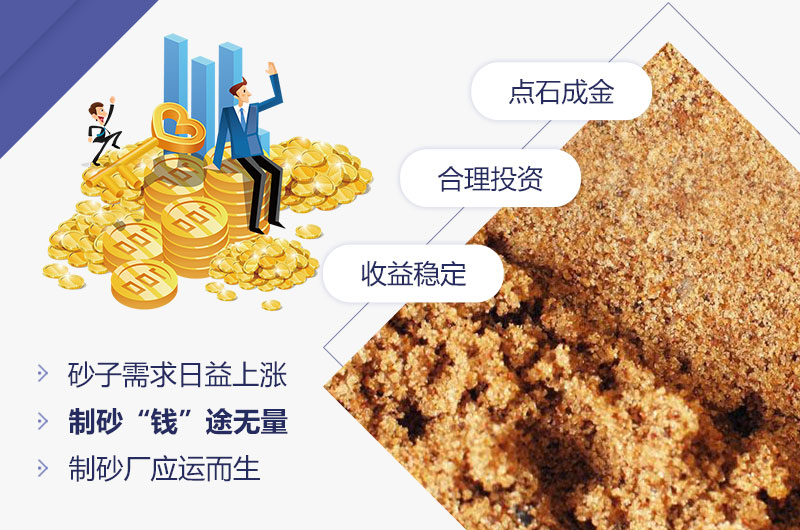 石頭制砂低投資，高收益